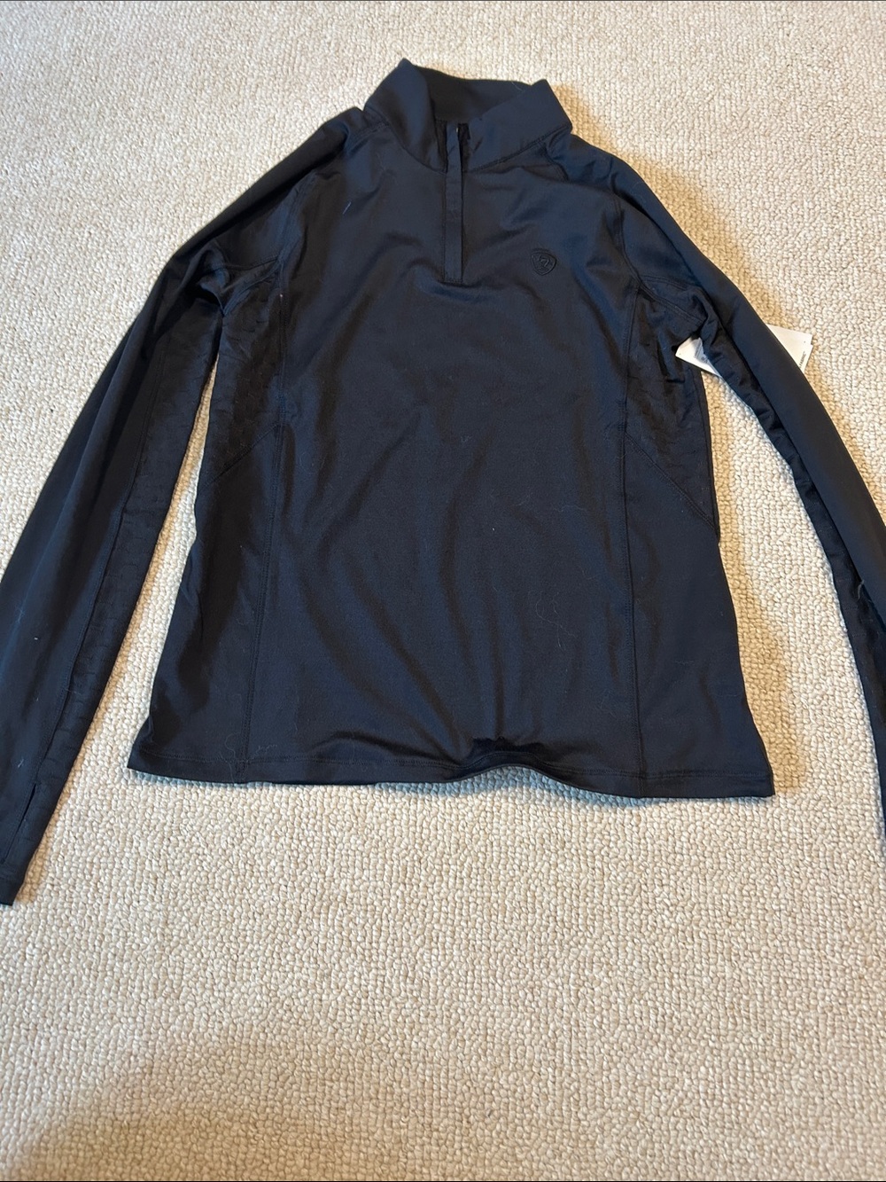 NWT Ariat black riding top